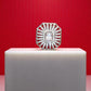 92.5 Silver Zircon White Gemstone Ring for Her