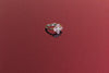 92.5 Silver Pink Gemstones Adjustable Ring for Her
