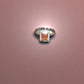 92.5 Silver Orange Gemstone Cushion Shape Ring for Her