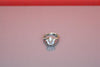 Swarovski Crystal Flower Cut Silver Adjustable Ring for Her