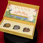 Banyan Tree, Tri-Color, Round Shape, Set of 3 Coins (3 Gram Each), 999 Purity, Yellow Box - Ready To Ship