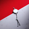92.5 Silver White Coin Bracelet