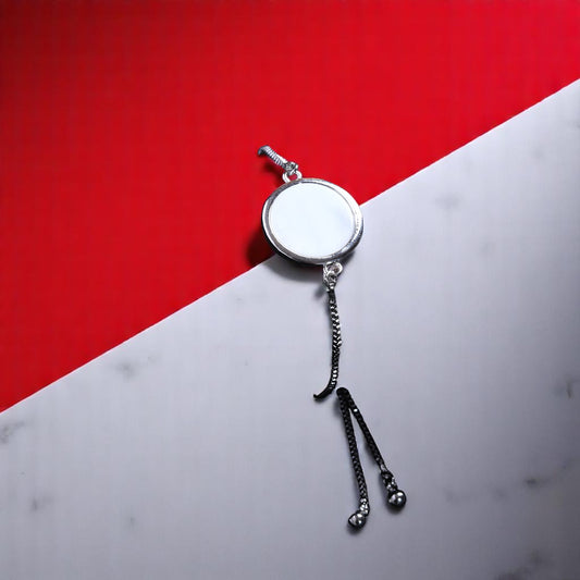 92.5 Silver White Coin Bracelet