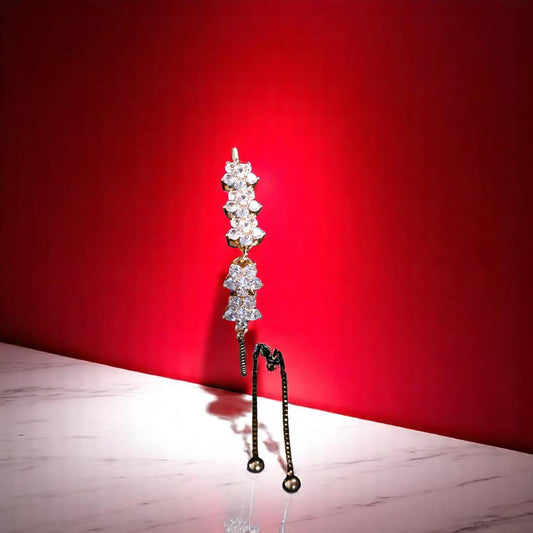 92.5 Silver Flower Zircon Bracelet
