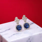 Zircon Blue Gemstone Earrings