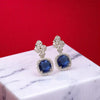 Zircon Blue Gemstone Earrings