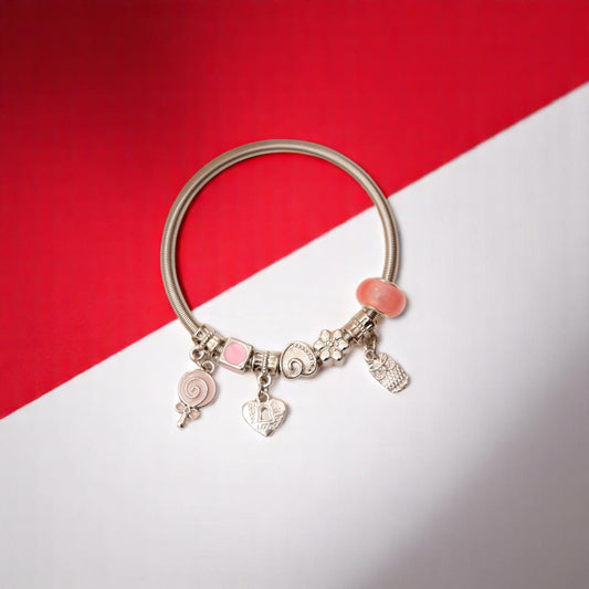 Peach Ornaments Bracelet