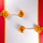 Gold yellow  Handmade Floral Haldi-Mehendi Bridal Jewelry Set