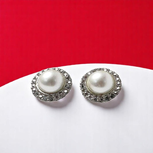 Round Synthetic Zircon Studs