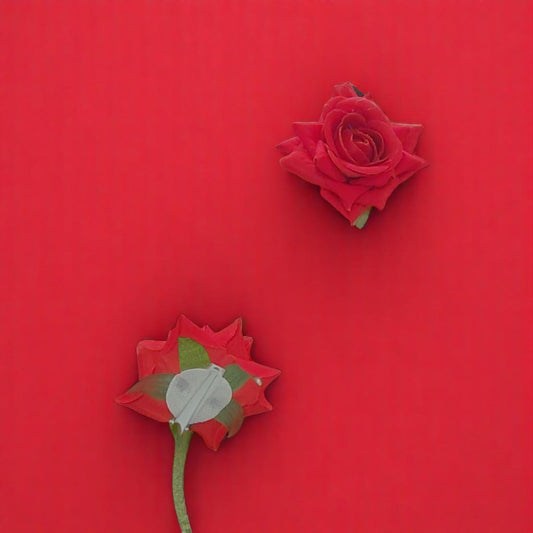 Rose Velvet Hair Clip
