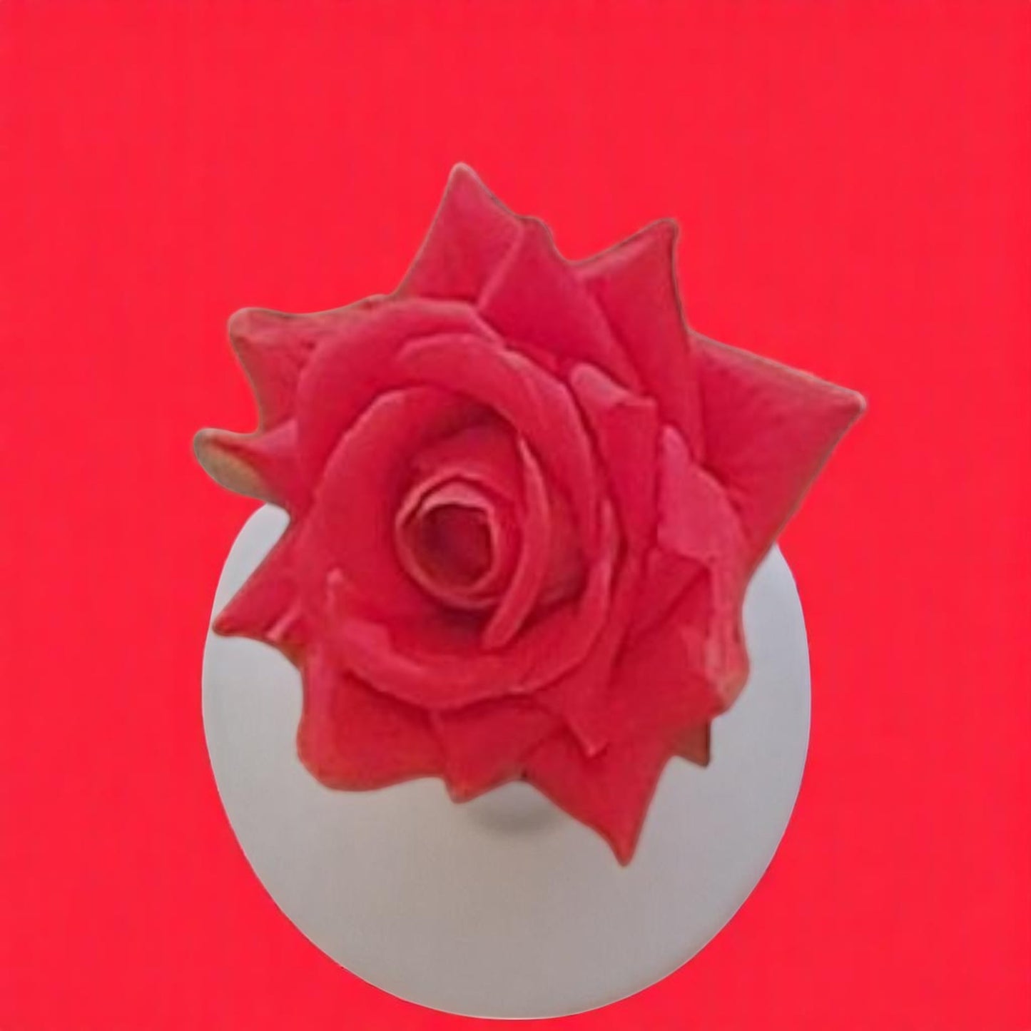 Rose Velvet Hair Clip