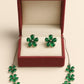 Green Floral Necklace Set