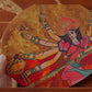 Maa Durga Oval Shape Acrylic Painting 16 X 12