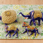 Regal Harmony – Meenakari Animal Showpiece Set
