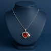 Red Heart Love Crystal Pendant – Passion & Protection