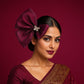 Organza Wine Hair Clip