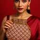 Sequence Pink Potli Bag