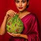 Green Zari Potli Bag