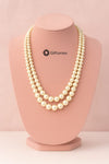 White double pearl mala