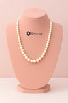 White single pearl mala